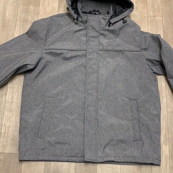 Mens Tommy Hilfiger Soft Shell Hooded Jacket - Picture 8 of 9